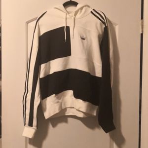 Black & White Adidas Hoodie
